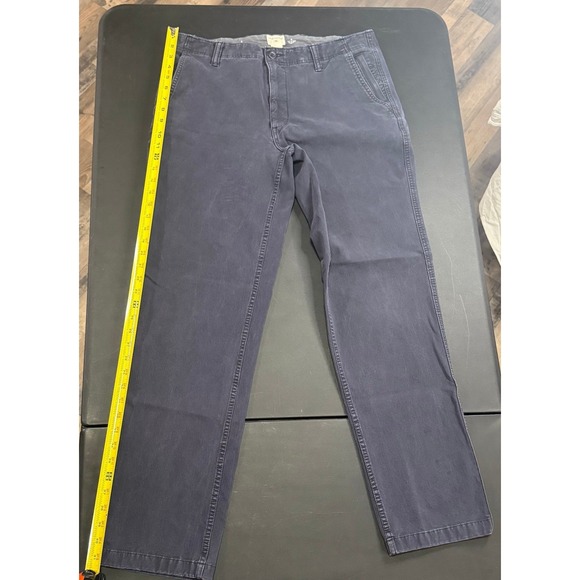 Dockers Slim Tapered Pants Mens 32x30 Navy Stretch Chinos business casual basics - Picture 3 of 10